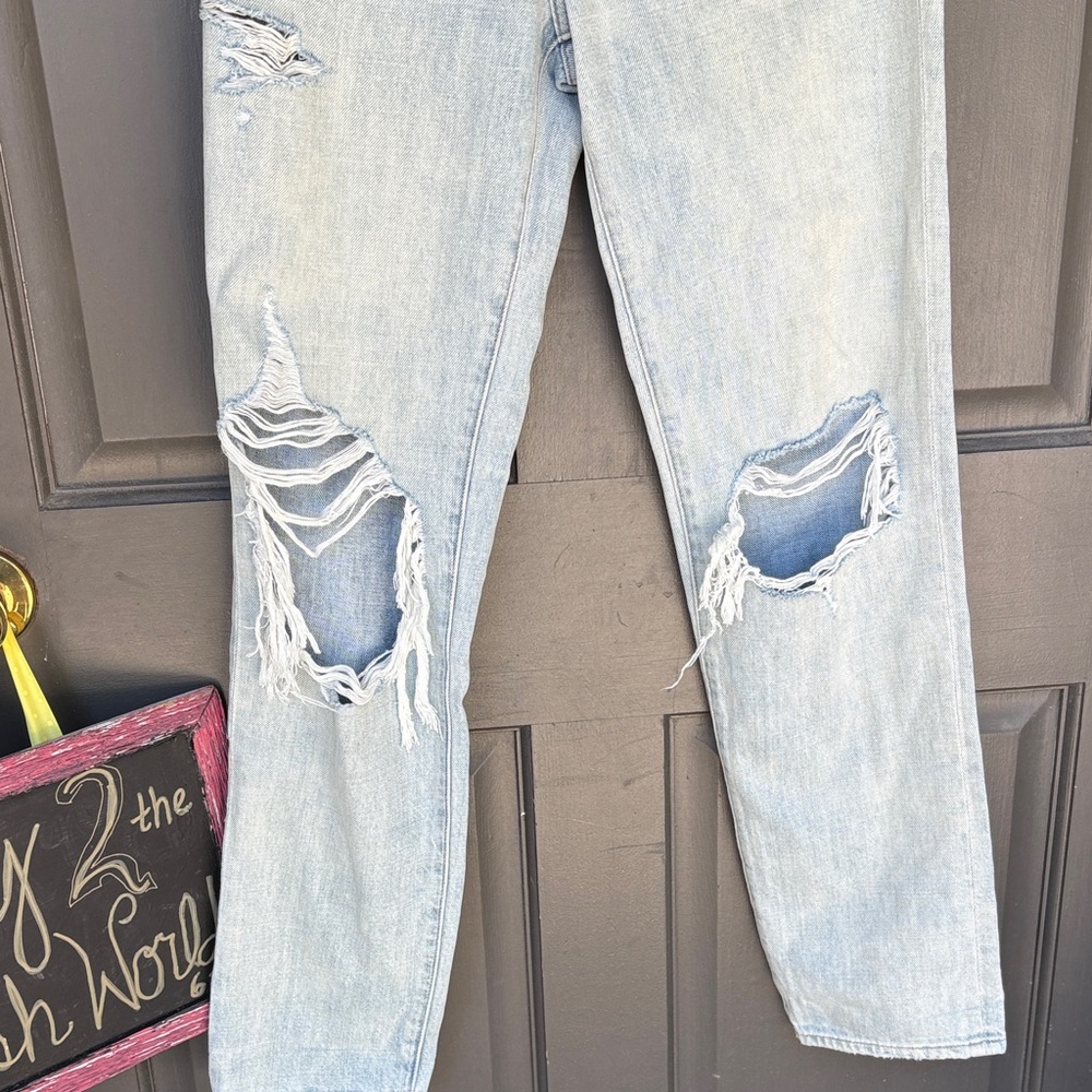 NWT Pistola Distressed Light Blue Jeans - Picture 4 of 7